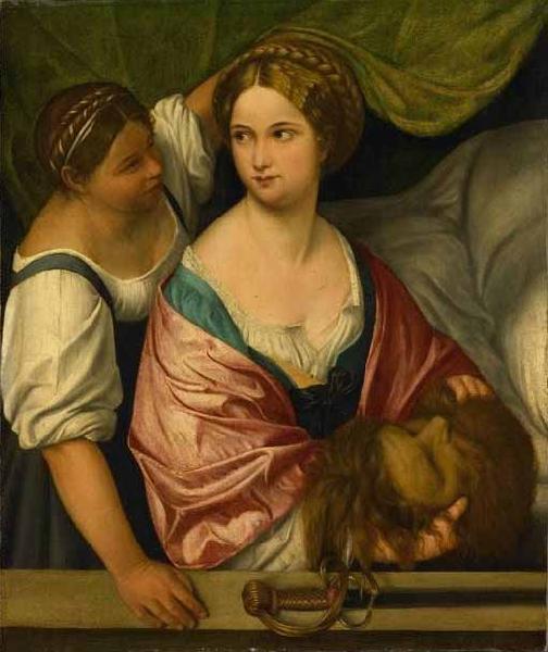 Il Pordenone Judith with the head of Holofernes. Sweden oil painting art